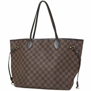 ルイ・ヴィトン Louis Vuitton ネヴァーフル MM ショルダーバッグ ショッピング トートバッグ ダミエ ブラウン N51105 レディース 【中古】