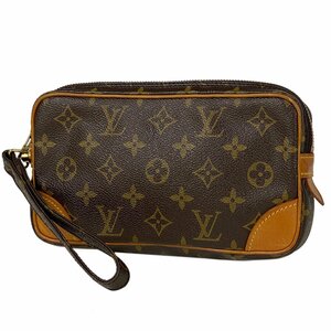 ルイ・ヴィトン Louis Vuitton マルリードラゴンヌ クラッチバッグ 手持ち セカンドバッグ モノグラム ブラウン M51827 メンズ 【中古】