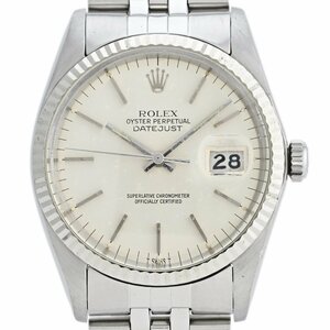 ロレックス ROLEX デイトジャスト 16014 腕時計 SS WG 自動巻き シルバー メンズ 【中古】