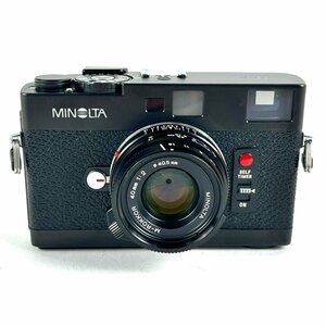 ミノルタ MINOLTA CLE + M-ROKKOR 40mm F2 ライカ Mマウント ［ジャンク品］ フィルム レンジファインダーカメラ 【中古】