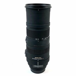 シグマ SIGMA APO 150-500mm F5-6.3 DG OS HSM (キヤノン EF用) 一眼カメラ用レンズ（オートフォーカス） 【中古】