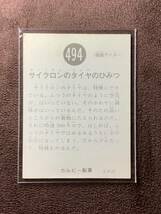 旧カルビー製菓◆仮面ライダーカード 494 SR20 美品上_画像2