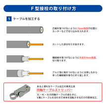 F型接栓ドライバー アンテナケーブル 同軸ケーブル 地上デジタル 地デジ BS CS TV テレビ 3C 4C 5C コネクター 取り付け ネコポス 送料無料_画像4