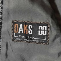 美品 L~XL ダックス グレンチェック DAKS テーラードジャケット 細工ボタン 日本製 パイピング マルチカラー メンズ 大きいサイズ 冬春夏_画像7