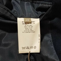 極美品 L~XL ユナイテッドアローズ 紺ブレザー UNITED ARROWS テーラードジャケット アンコン 春夏秋冬OK ウール 紺色 メンズ 大きいサイズ_画像7