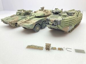 AFV 戦車 等 塗装済完成品 破損品 スケール不明/ジャンク ※まとめて取引・同梱不可 [50-8120]