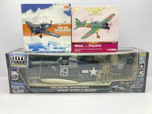 bb 1/18 WWII F6F HELLCAT F6F ヘルキャット 塗装済み完成品 他 まとめて 一部 欠品あり ※まとめて取引・同梱不可 [50-8341]