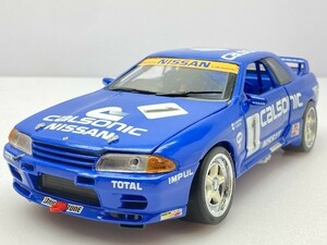 京商 1/18 CALSONIC SKYLINE GT-R TOTAL 1 ブルー ※まとめて取引・同梱不可 [32-8205]