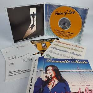 ロマンティック・モードCD「Vision of Love」ROMANTIC MODE 初回盤ステッカー付き 機動新世紀ガンダムx ・麻倉晶　