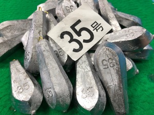 オモリ・六角35号×20個！小田原35号！石鯛釣等に！！！2000円即決！！処分特価！