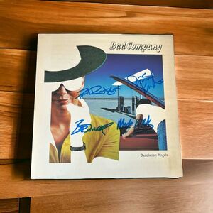 Bad Companyバッド・カンパニー Paul Rodgersポール・ロジャース Mick Ralph... 直筆サイン入り LP レコード 送料無料