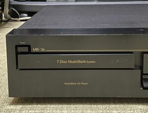 中古 高音質 Nakamichi ナカミチ MB-3s 7連奏 ミュージックバンクCDチェンジャー 動作確認品、8cm CD可能アダプター希少別途出品