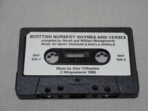 カセット 「scottish nursery rhymes and verses」 （スコットランドの童謡とお話？） Alex Yellowlees カセットテープ、CT_画像3