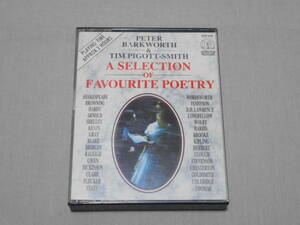 【朗読カセット】 英国製 「A Selection of Favorite Poetry」 （Peter Barkworth ＆ Tim Pigott-Smith） カセットテープ、CT