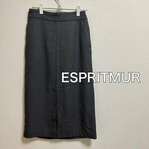 送料無料 匿名配送 ESPRITMUR ロングスカート ミモレ 丈 膝下 エスプリミュール