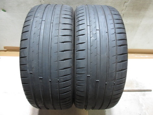 中古タイヤ　225/50R17 ／ 225/50ZR17　ミシュラン　PILOT SPORT 4　8分山　2020年式　2本セット