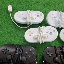 Wii クラシックコントローラ PRO まとめ売り まとめて 任天堂 Nintendo コントローラー 大量 シロ クロ 10個以上_画像6