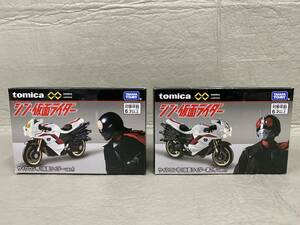 ▲▼ TOMICA トミカunlimited シン 仮面ライダー サイクロン号 仮面ライダー1号＆2号セット 未開封