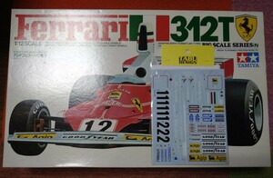 タミヤ　1/12　フェラーリ　312T 1975 ワールドチャンピオン　ニキ・ラウダ　タブデザインフルスポンサーデカール