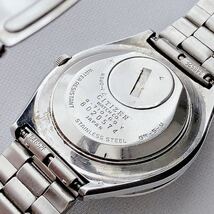 昭和レトロ　CITIZEN CRYSTRON メンズクォーツ腕時計　稼動品_画像10