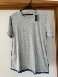 タグ付き　DIESEL ディーゼル／半袖　Ｔシャツ ライトグレーMサイズ