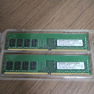 中古メモリ　サンマックス 8GB 1Rx8 PC4-2400R-UA0-11 DIMM 288pin デスク用