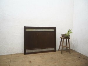 taP0151*(1)[H69cm×W87,5cm]* antique * rare design. old wooden sliding door * old fittings wooden door sash small window old furniture . material retro modern L under 