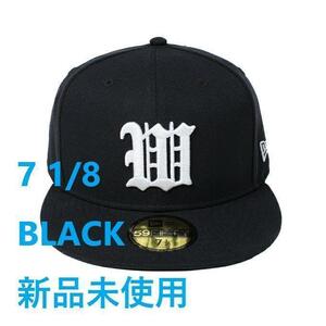 WACKO MARIA NEW ERA 59FIFTY / CAP BLACK 7 1/8 (56.8cm) ワコマリア ギルティーパーティ ニューエラ キャップ 帽子