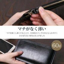 最安　人気新品 薄い財布 L字ファスナー 長財布 レディース 本革 緑グリーンrwq_画像3