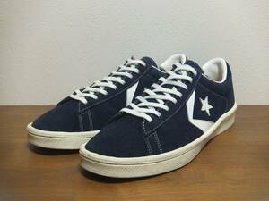 CONVERSE コンバース☆PRO LEATHER SUEDE OX/プロレザー スウェード オックス ネイビー/ホワイト 27.5cm(CT70 ワンスター ジャックスター)