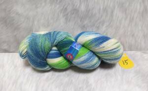 輸入　毛糸　Lit Yarn Hand Dyed Wool　ハンドダイドウール　手染め　ウール100％　150g×1個　540ｍ　カラー15　リトアニア　海外