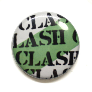 25mm 缶バッジ The Clash クラッシュ Joe Strummer Mick Jones Paul Simonon 