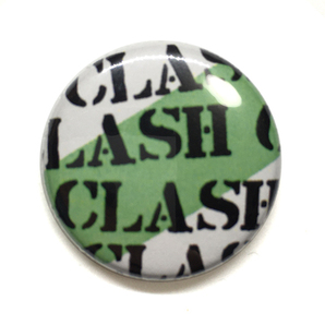 25mm 缶バッジ The Clash クラッシュ Joe Strummer Mick Jones Paul Simonon の画像1