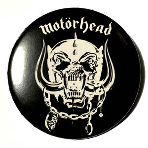 デカ缶バッジ 58mm Motorhead Warpig モーターヘッド Lemmy Kilmister バトルジャケット