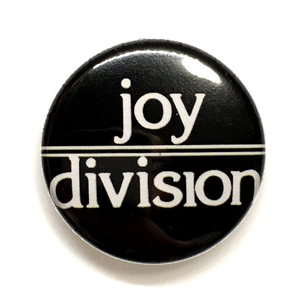 25mm 缶バッジ Joy Division ジョイ・ディヴィジョン BLK New Order Ian Curtis Blue monday post Punk
