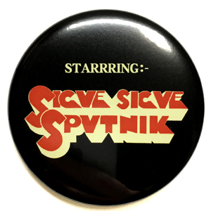 デカ缶バッジ 58mm Sigue Sigue Sputnik ジグ・ジグ・スパトニック Love Missile F1-11 時計仕掛けのオレンジ風 Generation X