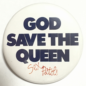 デカ缶バッジ 58mm SEX PISTOLS GOD SAVE THE QUEEN セックスピストルズ Power Pop