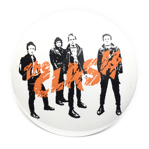 デカ缶バッジ 5.8cm The Clash クラッシュ Joe Strummer Mick Jones Paul Simonon Topper Headon Punk パンク