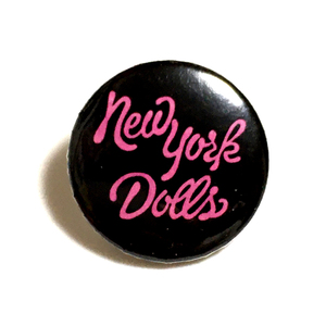缶バッジ 25mm New York Dolls ニューヨークドールズ Johnny Thunders ジョニーサンダース Heartbreakers Garage Punk Power Pop