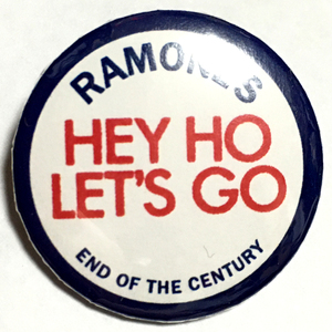 32mm 缶バッジ RAMONES HEY HO LET'S GO ラモーンズ End Of The Century Power Pop パワーポップ Punk パンク