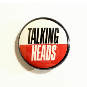 25mm 缶バッジ TALKING HEADS トーキングヘッズ TRUE STORIES New Wave Punk パンク Power Pop パワーポップ Garage Punk