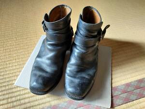  Hawkins ring boots ( belt type ) inside side size :23.5~24cm 30 year and more front. Old goods 