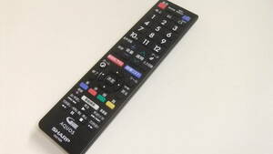 SHARP シャープアクオス2T-C32AC1 2T-C32AC2 2T-C40AC1 2T-C40AC2 用純正テレビリモコンGB278SB即決