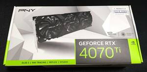 ※落札者指定品 PNY NVIDIA GeForce RTX4070Ti 12GB VERTO LED 3FAN