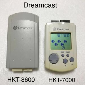 ドリームキャスト ぷるぷるパック ビジュアルメモリ HKT-8600 HKT-7000 SEGA 純正品 Dreamcast 振動パック メモリーカード DC まとめ売り