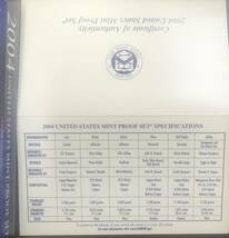 2004 アメリカ プルーフセット UNITED STATES MINT PROOF SET 貨幣セット_画像5