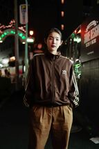 在原みゆ紀 着用 80s 90s vintage adidas ビンテージ アディダストラックジャケット L ブラウン 茶 ヴィンテージ ジャージ ビンテージ_画像2