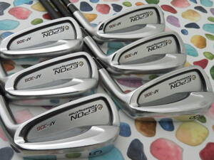 45周年記念モデル　エポンゴルフ　EPON AF-306 5-PW 6本 フジクラ トラビル TRAVIL IRON 95 R リシャフト