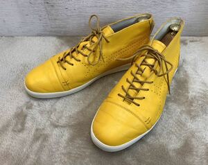 美品！ Onitsuka Tiger オニツカタイガー COLESNE (TH4E1L)『NIPPON MADE』本革 レザー チャッカーシューズ イエロー/27.0(US9) 日本製