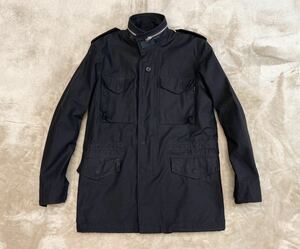 大人気！極美品 ￥27,280【ALPHA INDUSTRIES】アルファ社「M-65」フィールドジャケット 黒 ブラック/MEDIUM-TIGHT